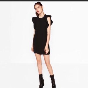 Zara Ruffle Sleeve Dress